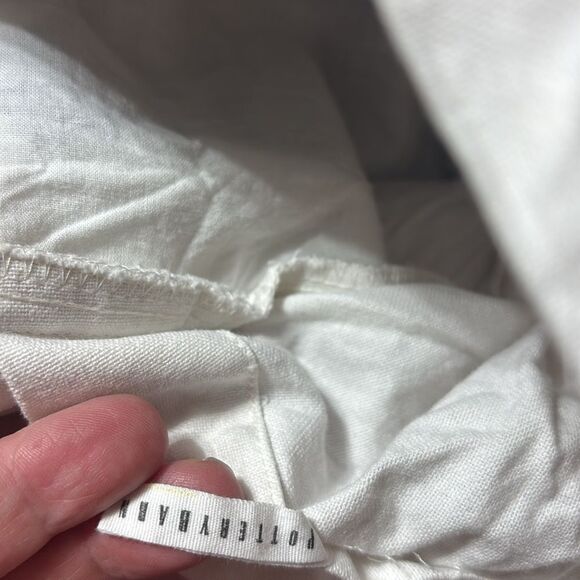 Pottery barn decorative pillow case embroidered abstract waves clouds floral - Picture 5 of 5